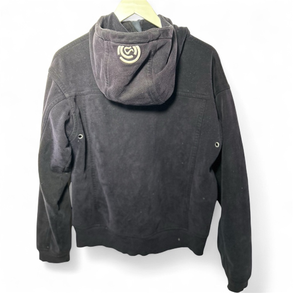 Unisex. Vintage Lululemon Hooded Jacket (Circa Early 2000s). Dark Blue. Size S. - Picture 5 of 6